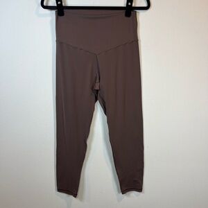 Offline by Aerie Women's Real-Me High Rise 7/8 Leggings Brown Buttery Soft Large